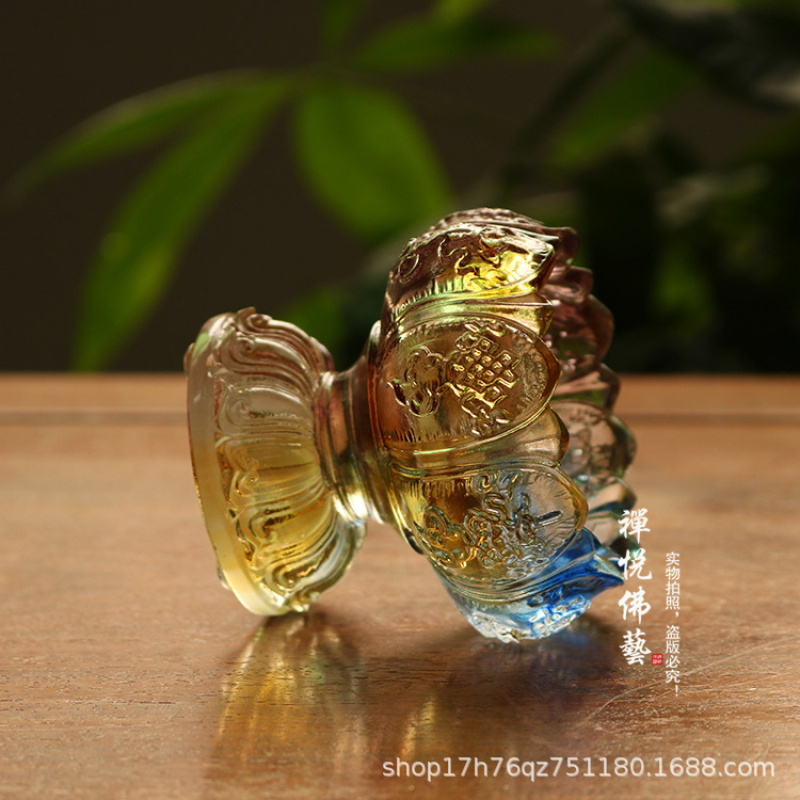 Candle Glass Supplies - Portavelas de Cristal con Diseño de