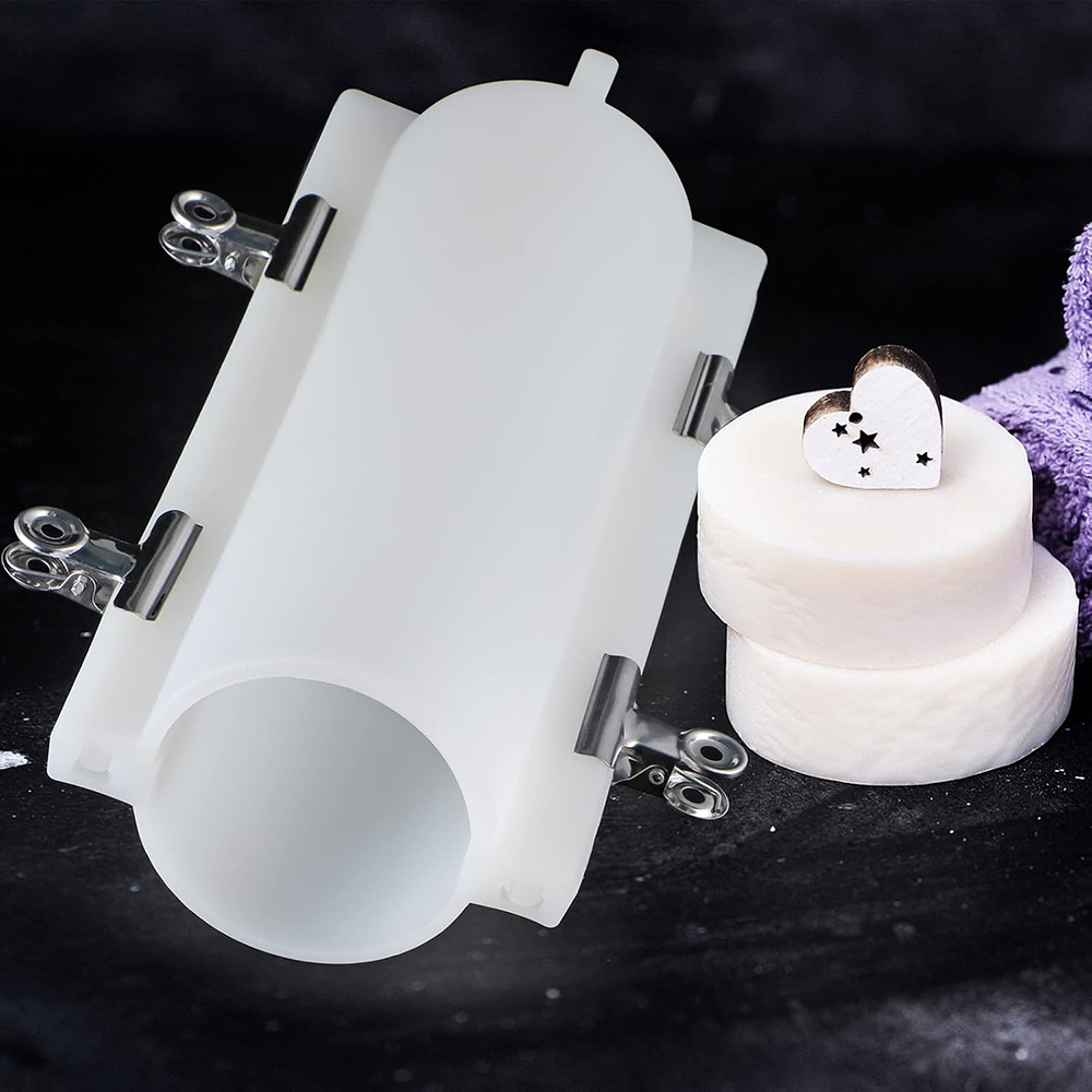 Candle Supplies Tins - Molde de silicona grande para jabón
