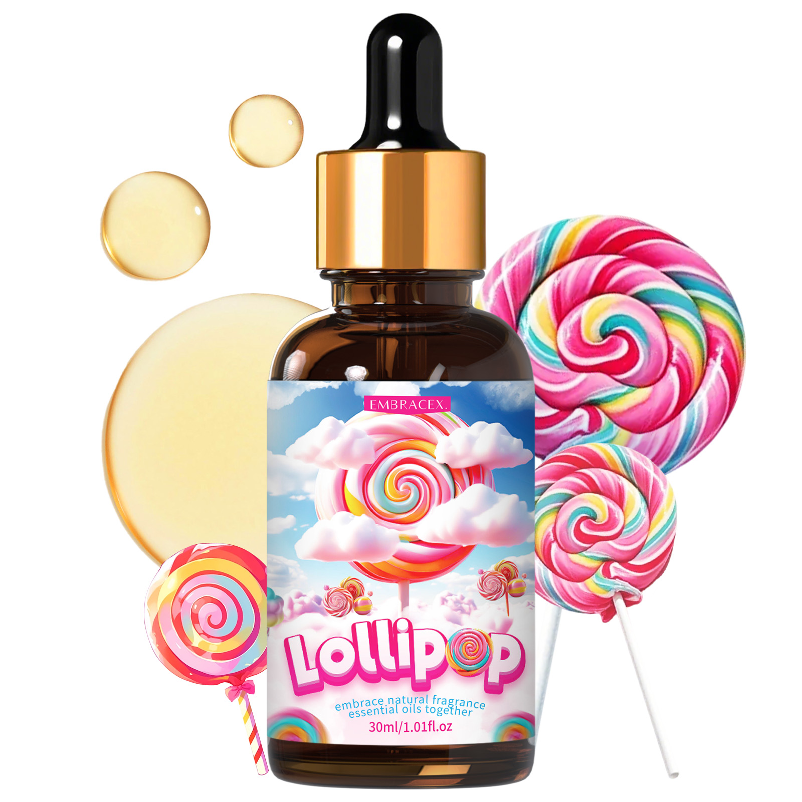 Candle Supplies Fragrance Oil - Aceites esenciales Lollipop de 30ml, aceite