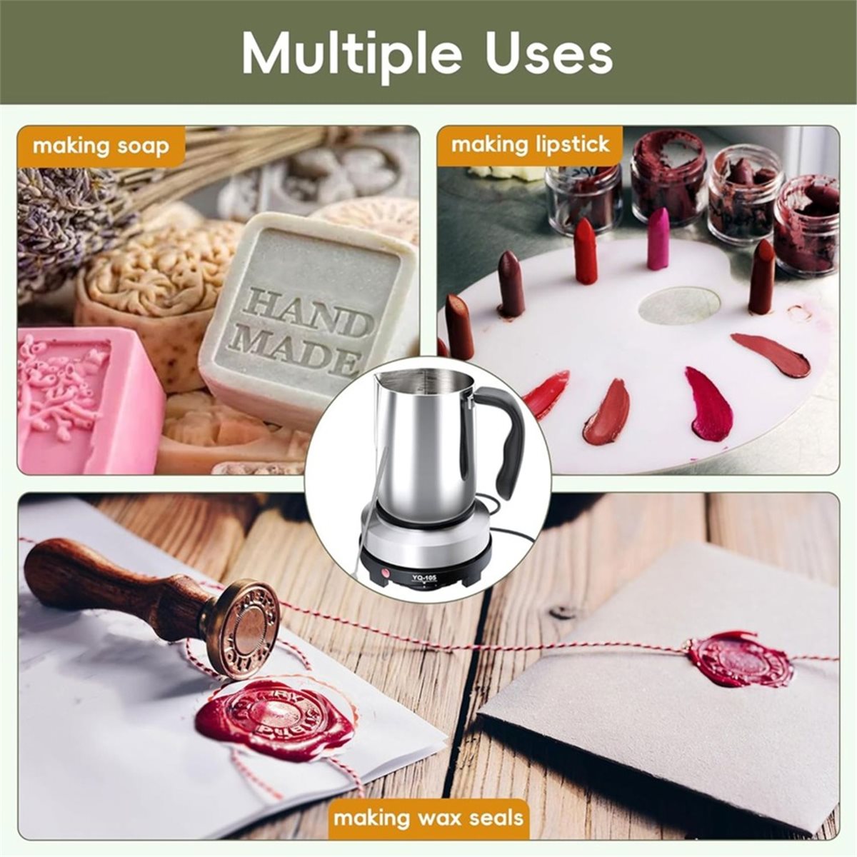 Candle Supplies Eu - Kit para hacer velas con placa