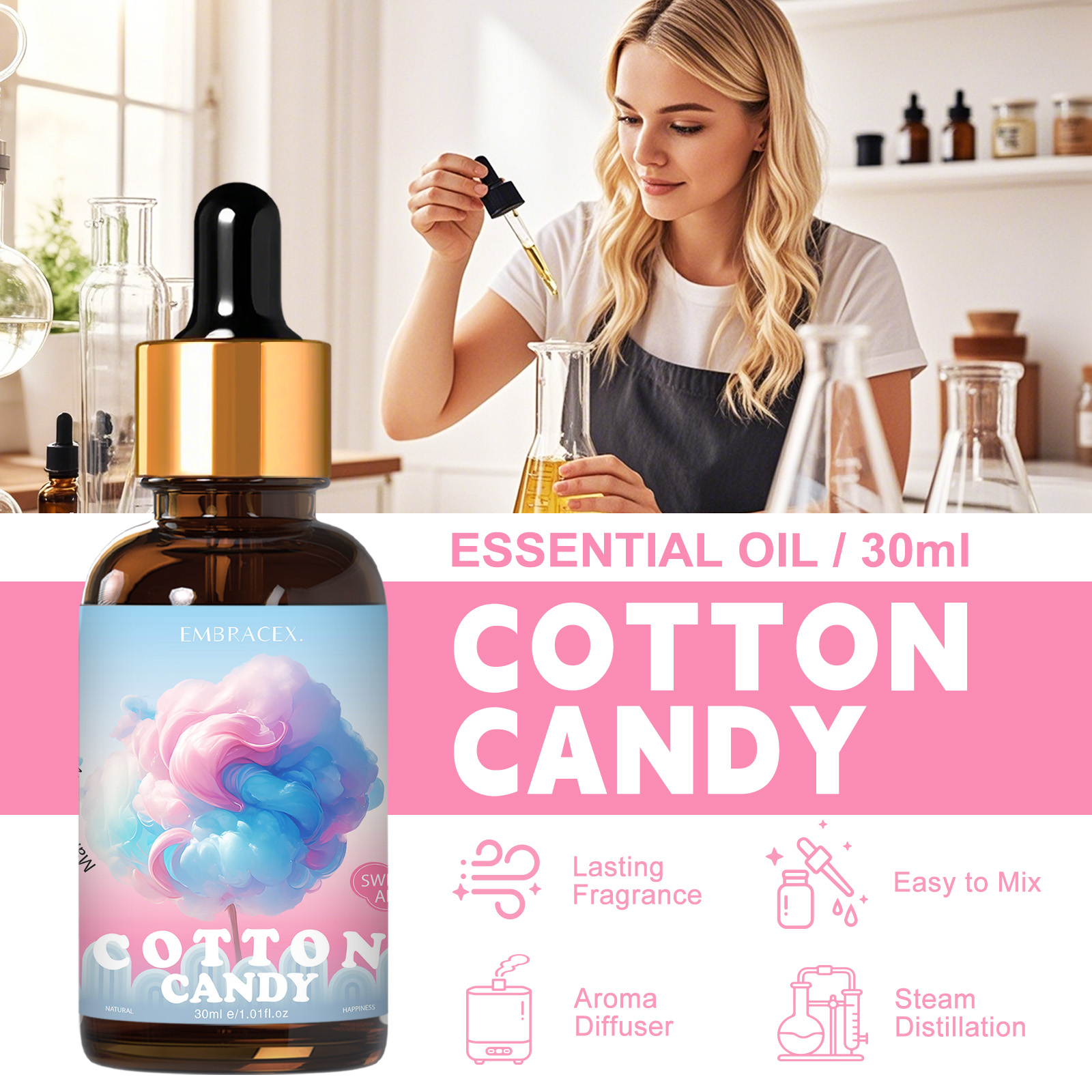 Aceites Aromáticos de Algodón  - Candle Supplies Fragrance Oil reseña y precio