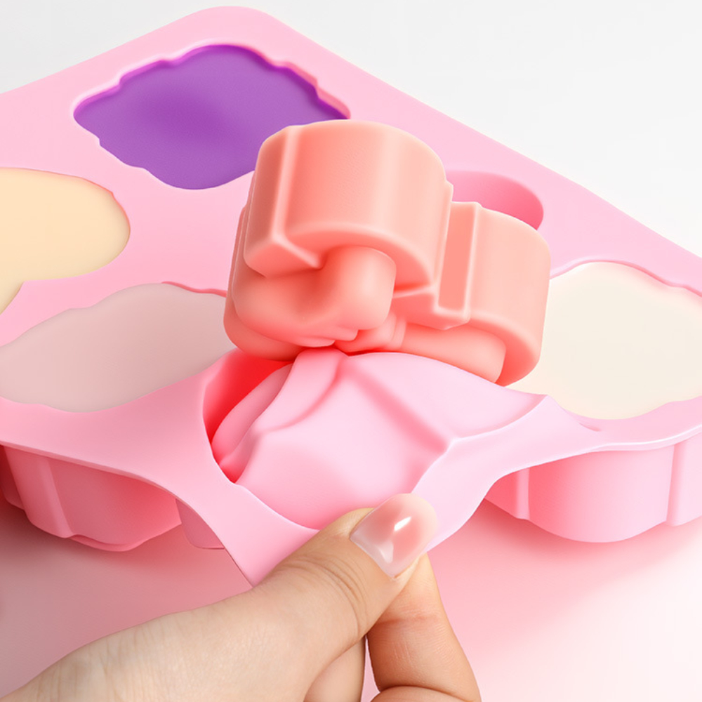 Molde cuadrado de silicona con - Candle Supplies Tins reseña y precio