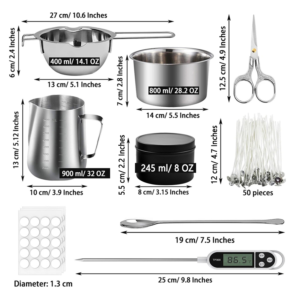 Glintmos Kit de fabricación de - Candle Making Supplies Usa reseña y precio