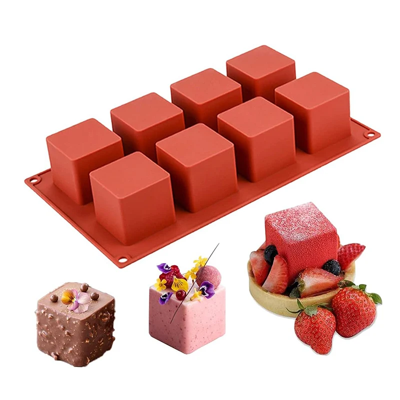 Molde cuadrado de 8 cavidades  - Candle Supplies Eu reseña y precio