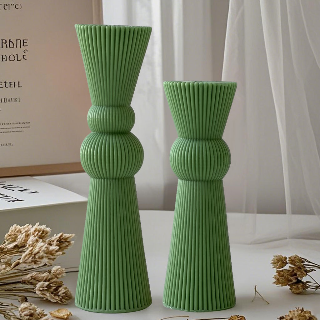 Molde de vela de Pilar a rayas - Candle Supplies Tins reseña y precio